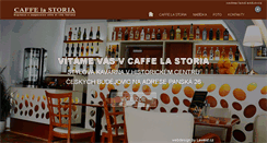 Desktop Screenshot of caffelastoria.cz